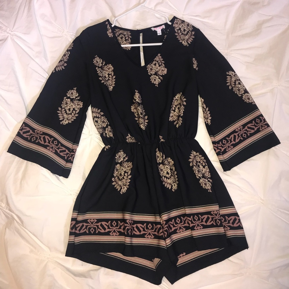 Dark Blue Romper